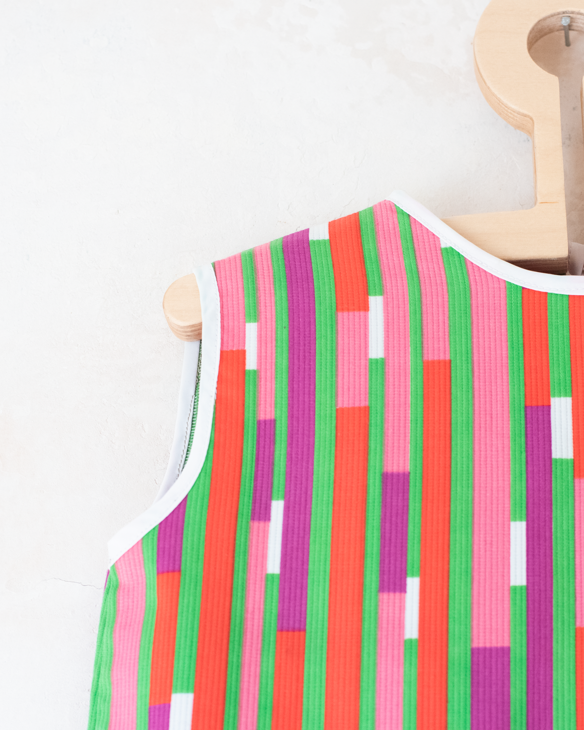 Colorful striped dress from the 70s | 3-4 years
