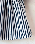 Dress with stripes and fish on the collar | 12-18 months
