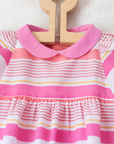 Pink dress with stripes and stars | 18-24 months