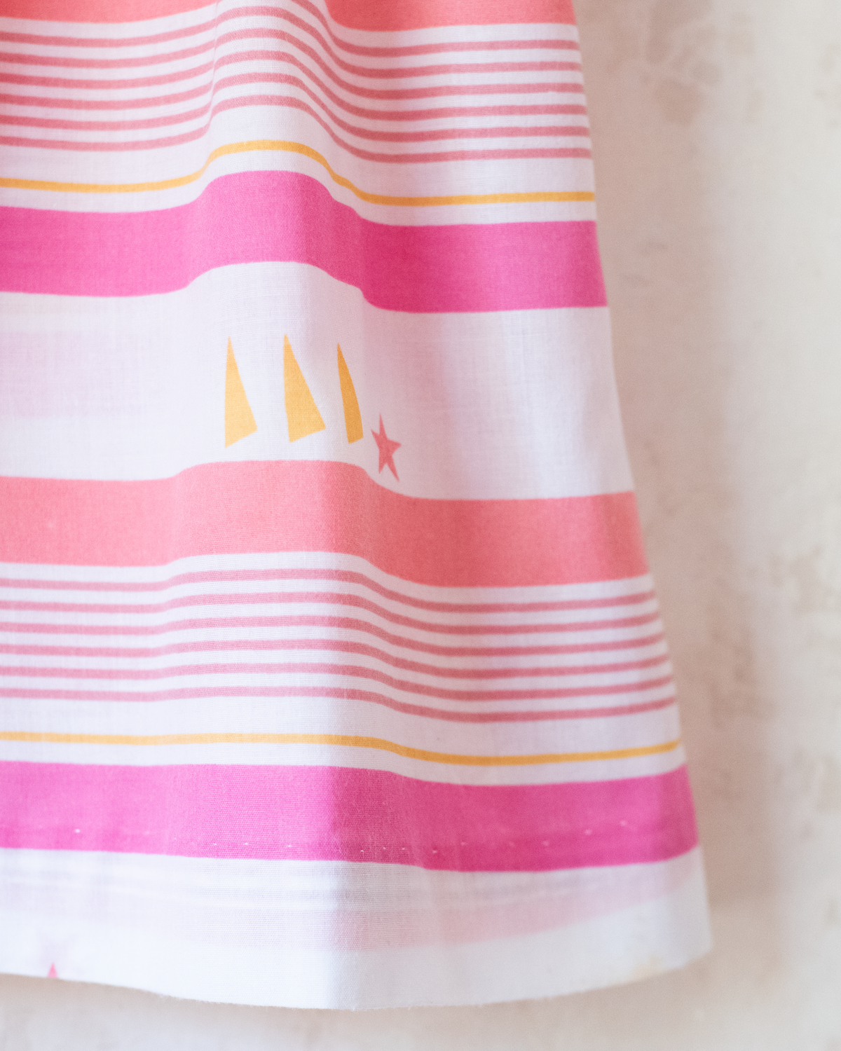 Pink dress with stripes and stars | 18-24 months