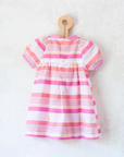 Pink dress with stripes and stars | 18-24 months