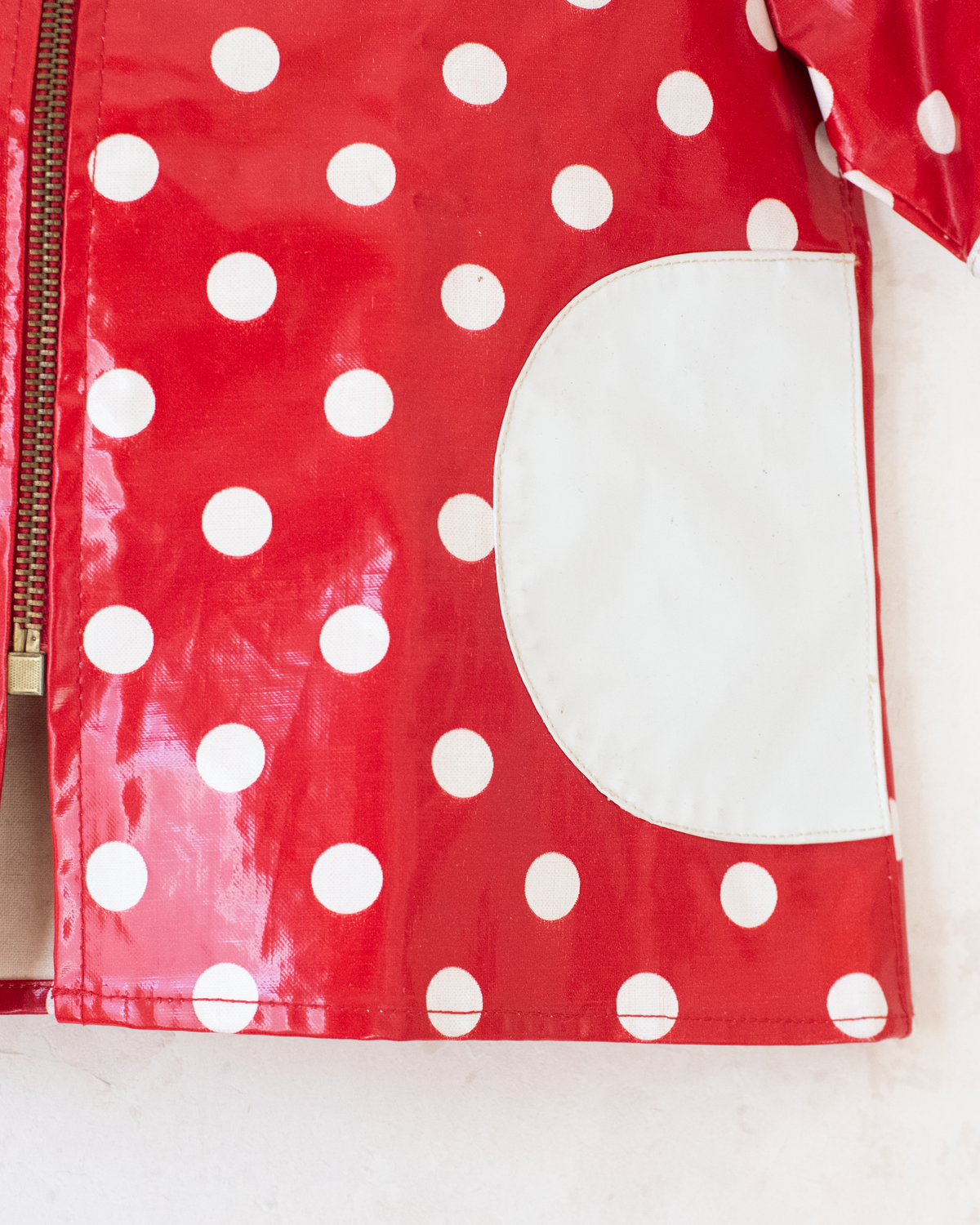 Red polka dot raincoat | 18-24 months