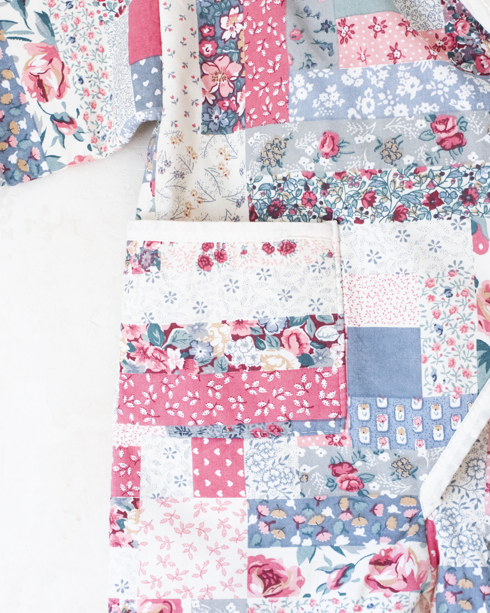 אוברול חורפי עם טלאים צבעוניים | 9-12 חודשים