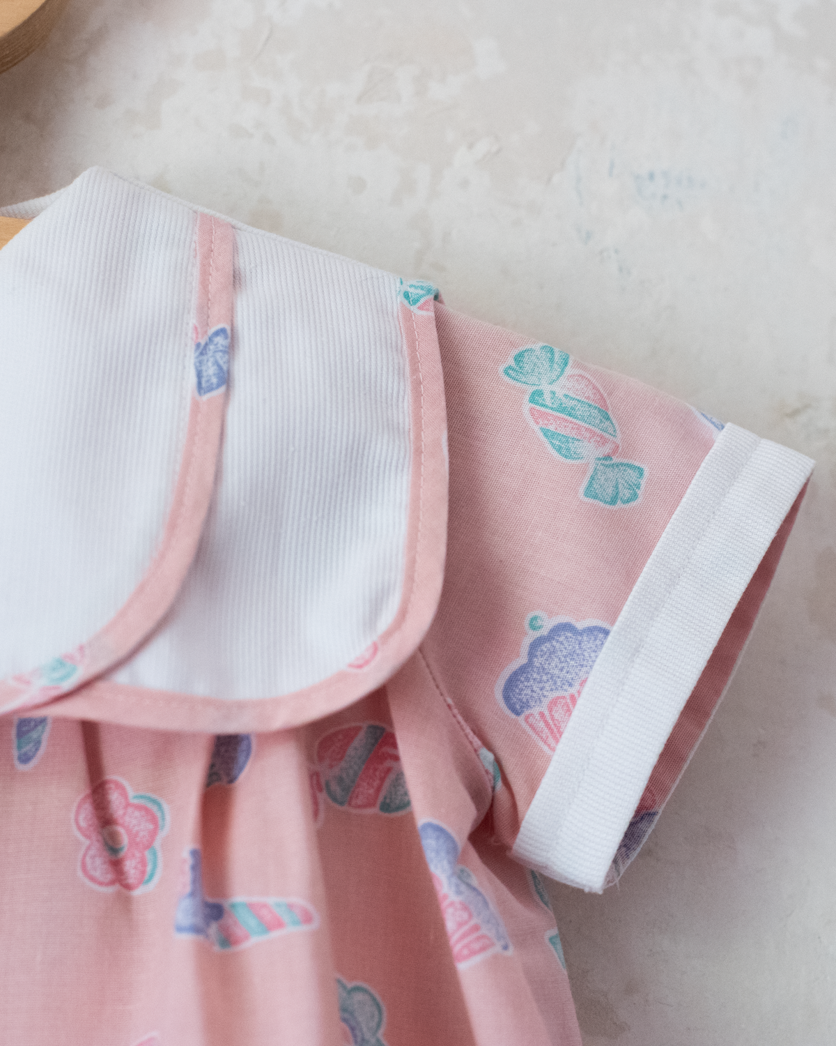 Pink dress with ice cream | Spanish Dead Stock | 18-24 months