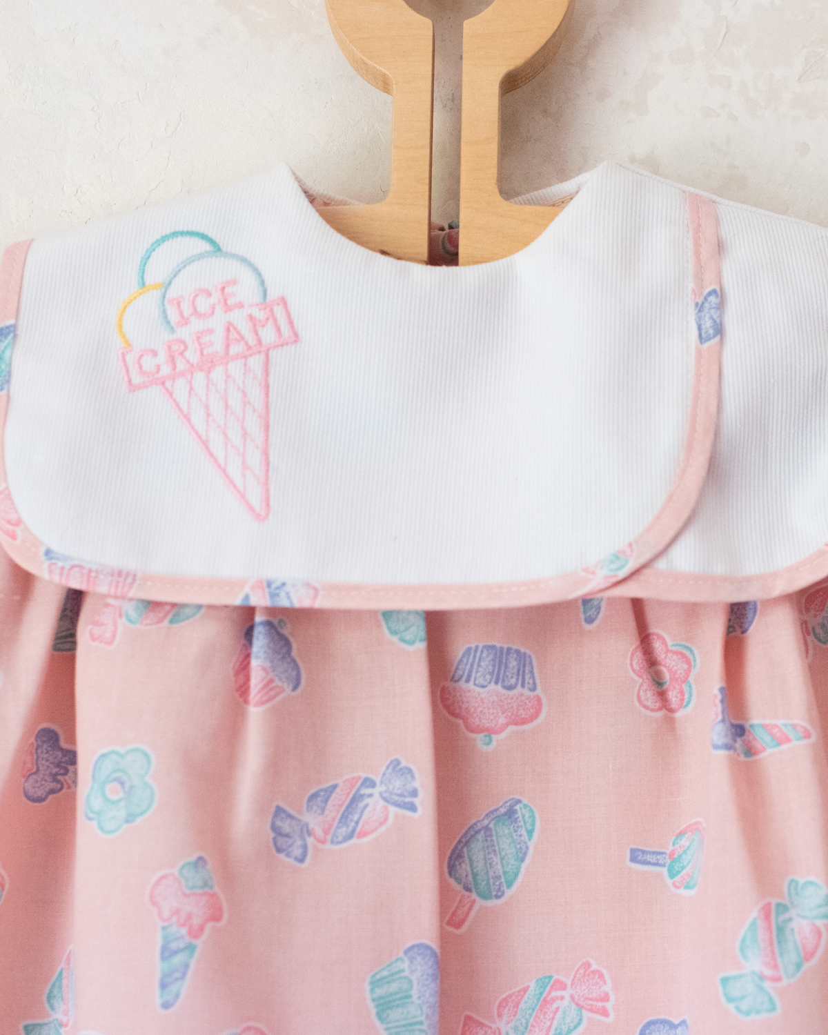 Pink dress with ice cream | Spanish Dead Stock | 18-24 months