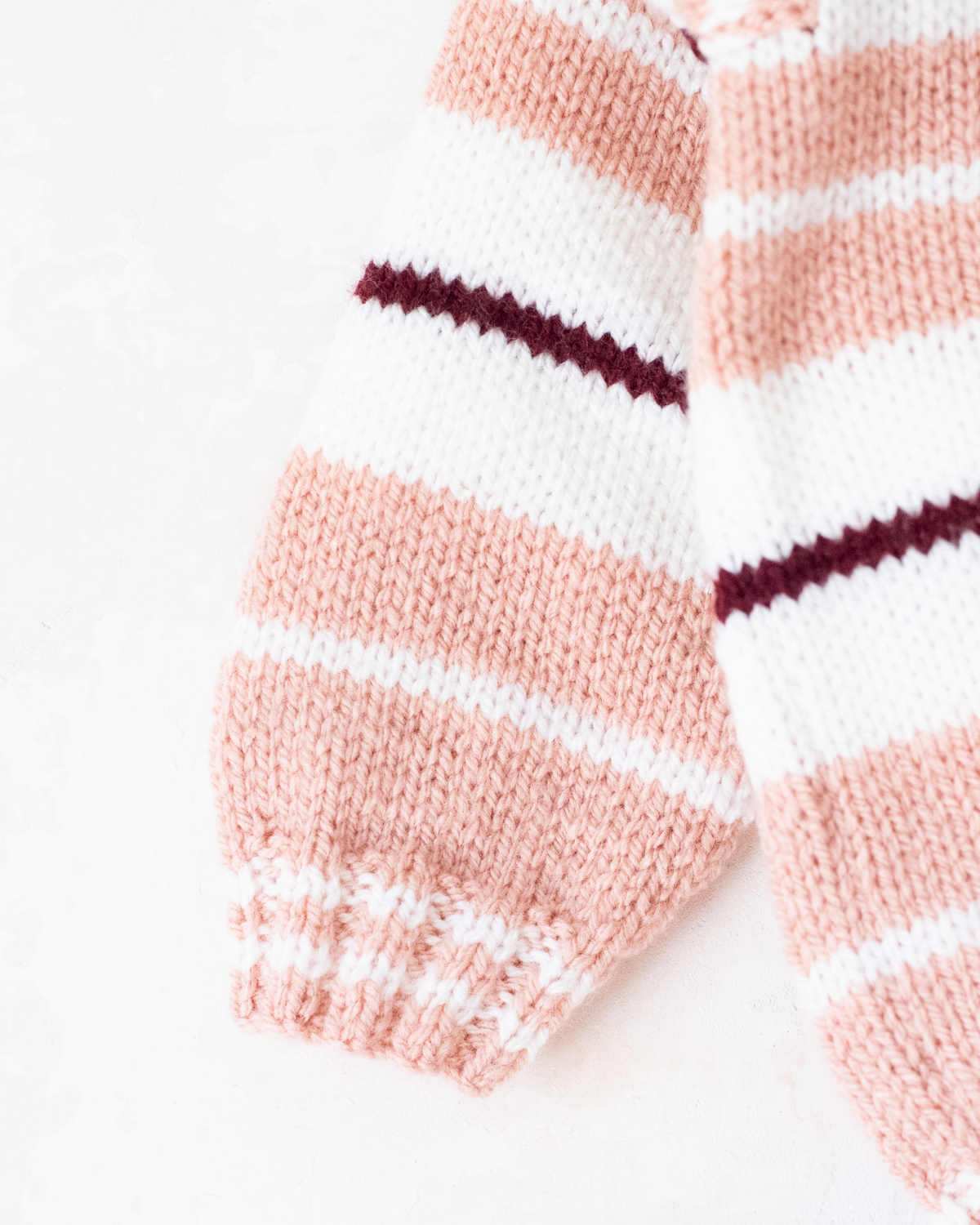 Pink Striped Wool Jumper | 3-4 years