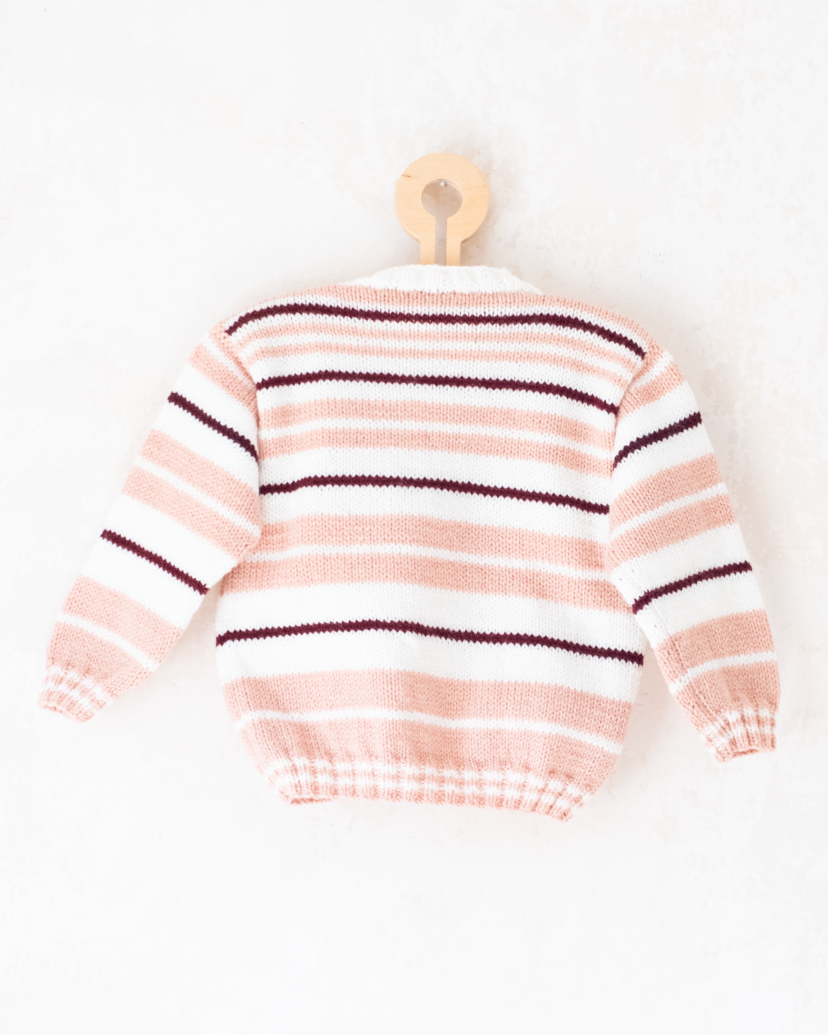 Pink Striped Wool Jumper | 3-4 years