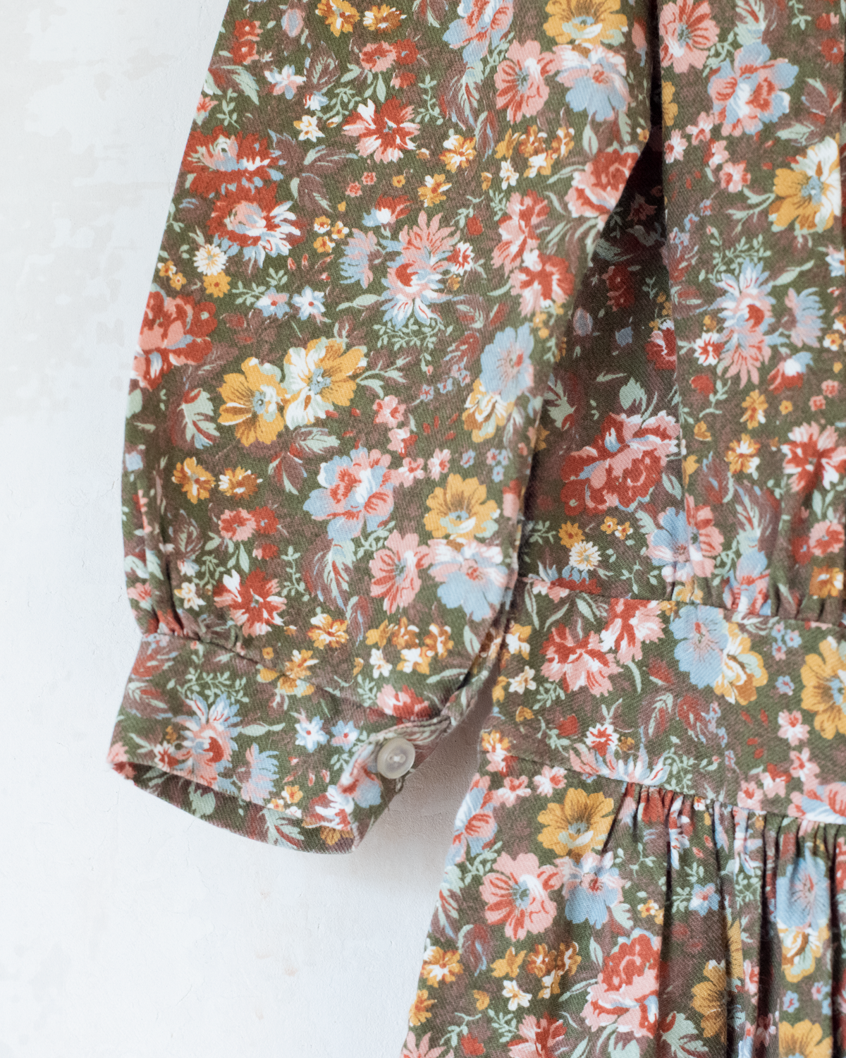 Floral dress with lace collar | 3-4 years