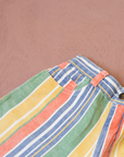 Colorful Striped Bermuda Shorts | 6-7 Years