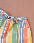 Colorful Striped Bermuda Shorts | 6-7 Years