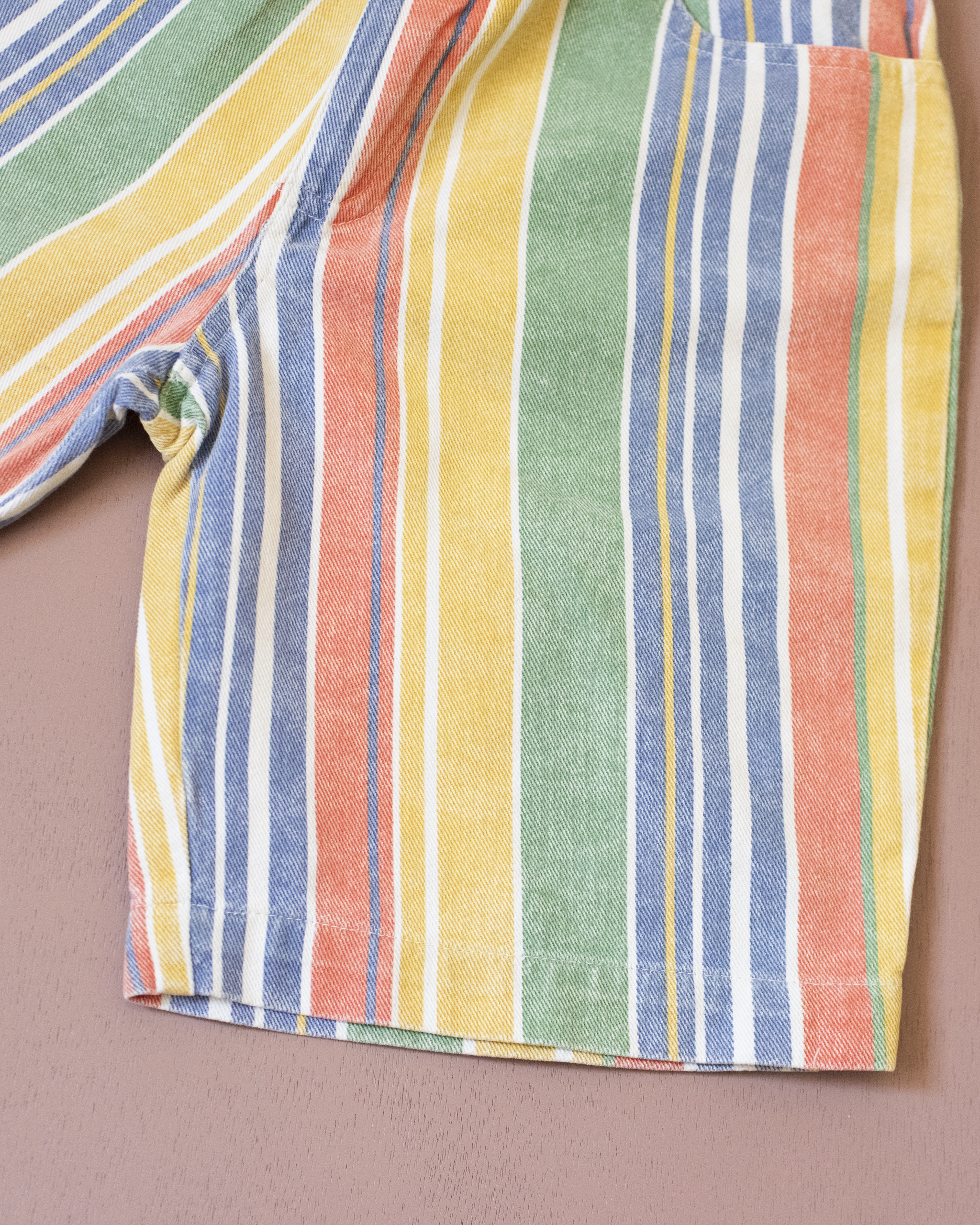 Colorful Striped Bermuda Shorts | 6-7 Years