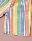 Colorful Striped Bermuda Shorts | 6-7 Years