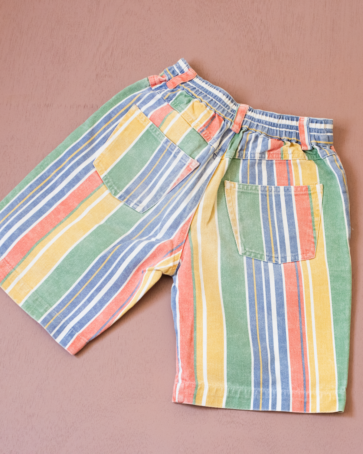 Colorful Striped Bermuda Shorts | 6-7 Years