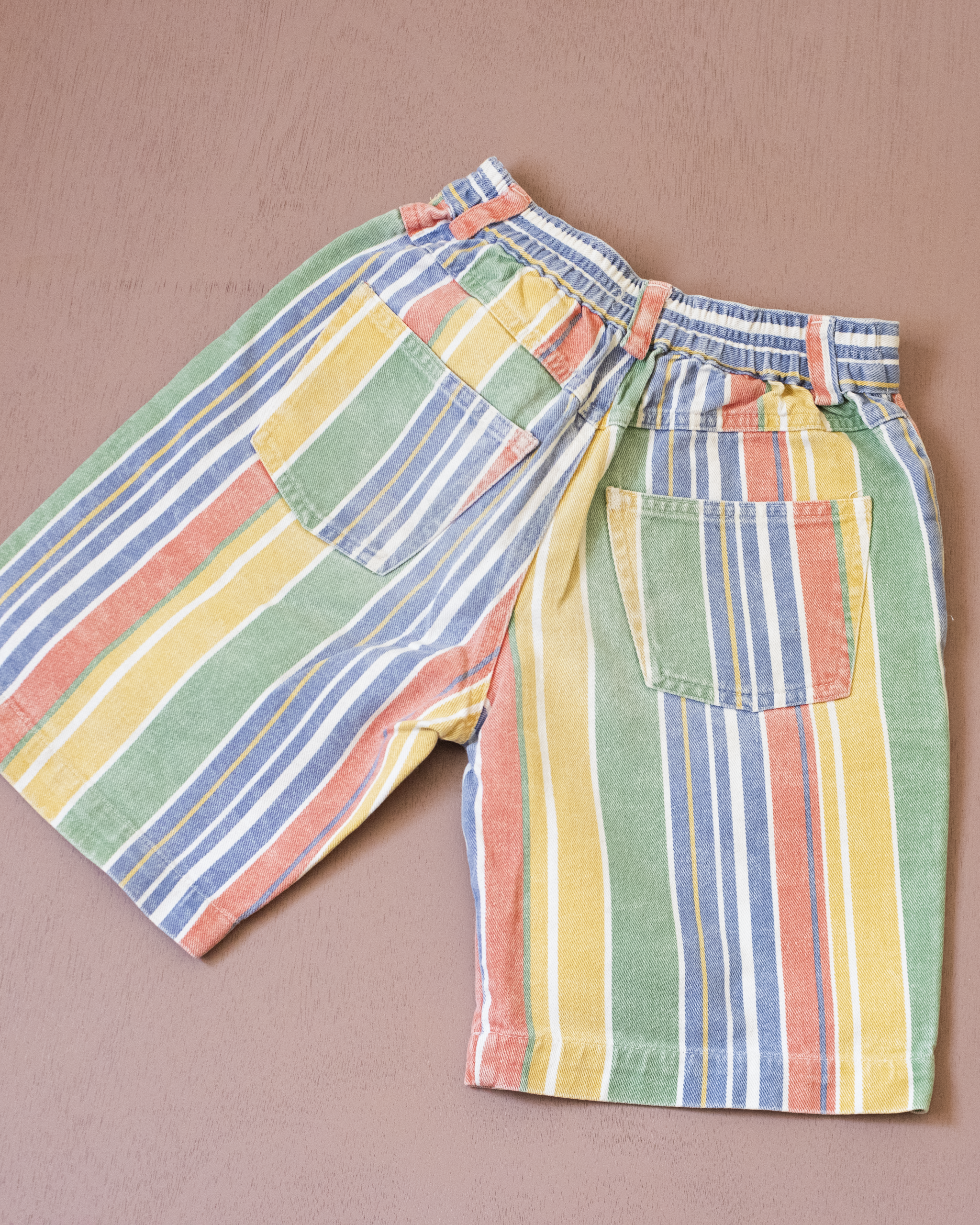 Colorful Striped Bermuda Shorts | 6-7 Years