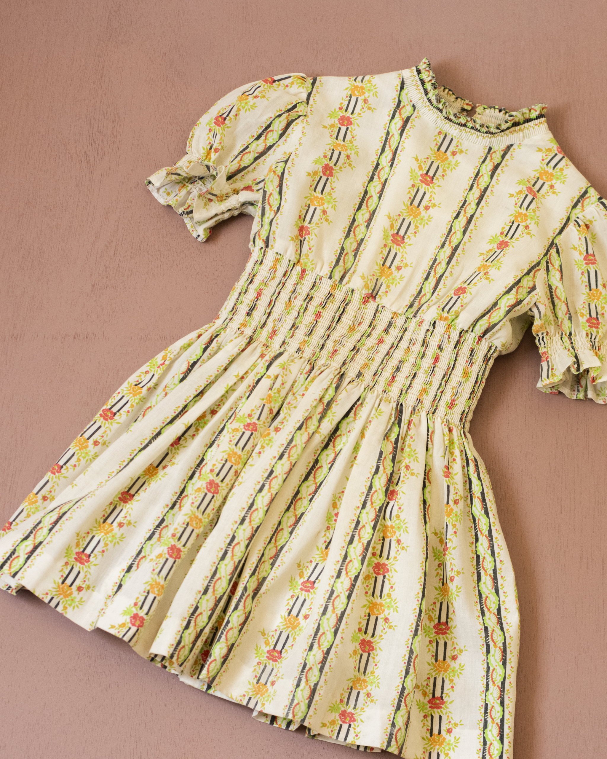 Floral dress with ruffles | 3-4 years