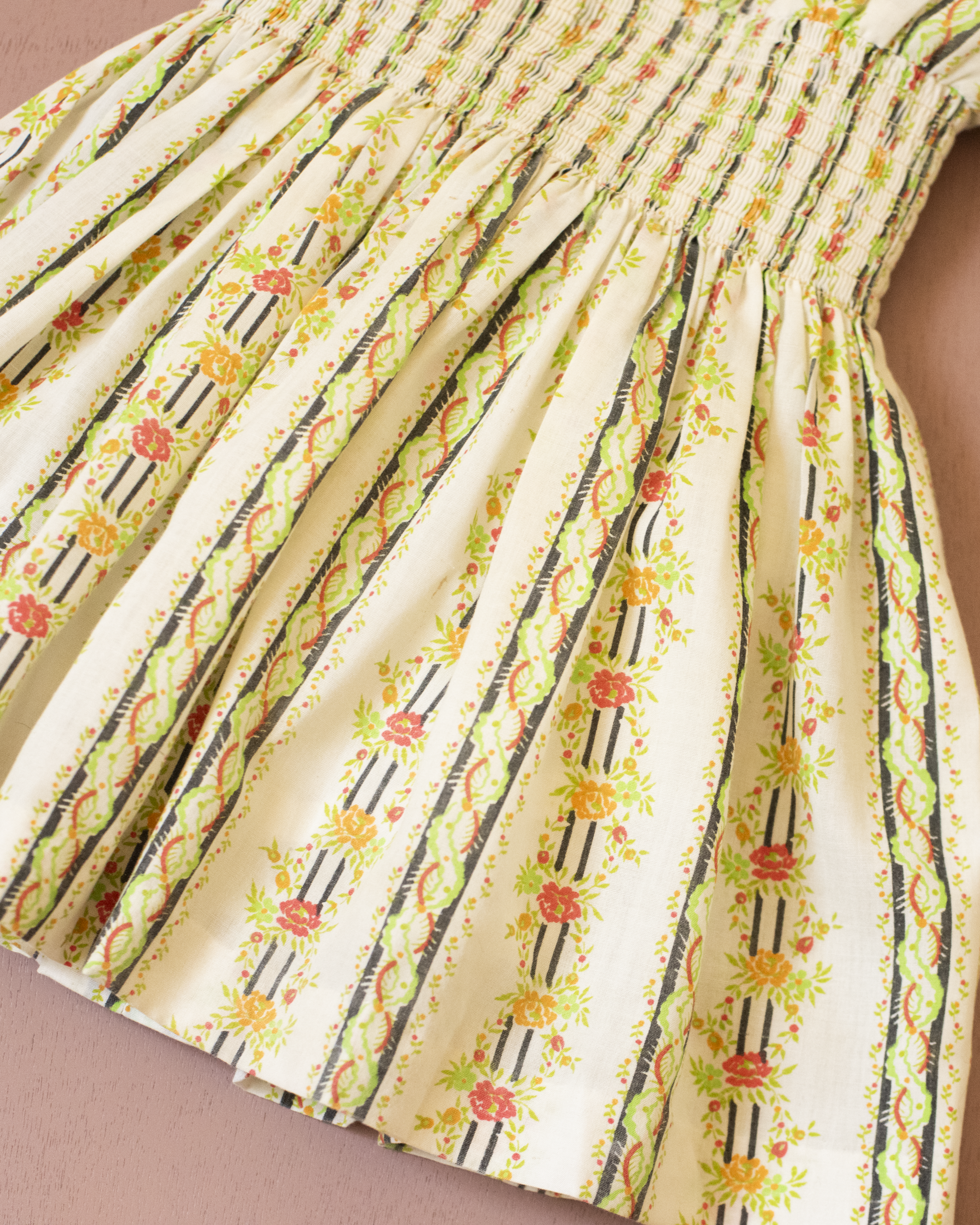 Floral dress with ruffles | 3-4 years
