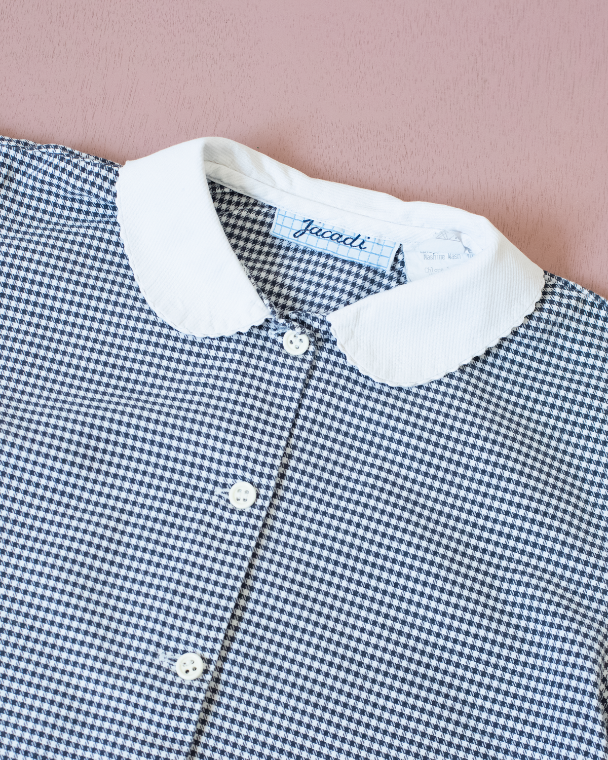 Black and white checkered shirt from Jacquard | 4-5 years