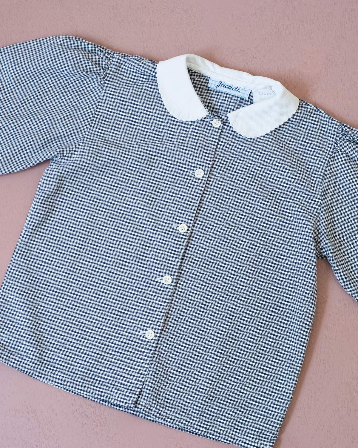 Black and white checkered shirt from Jacquard | 4-5 years