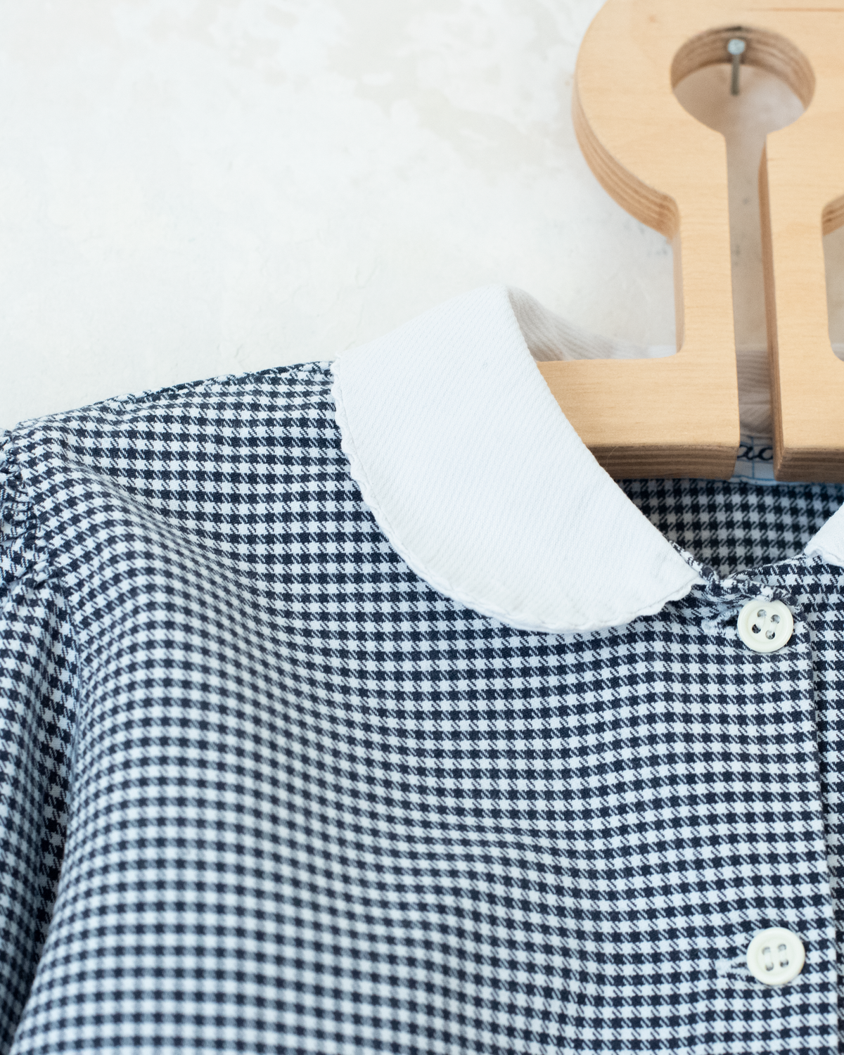 Black and white checkered shirt from Jacquard | 4-5 years