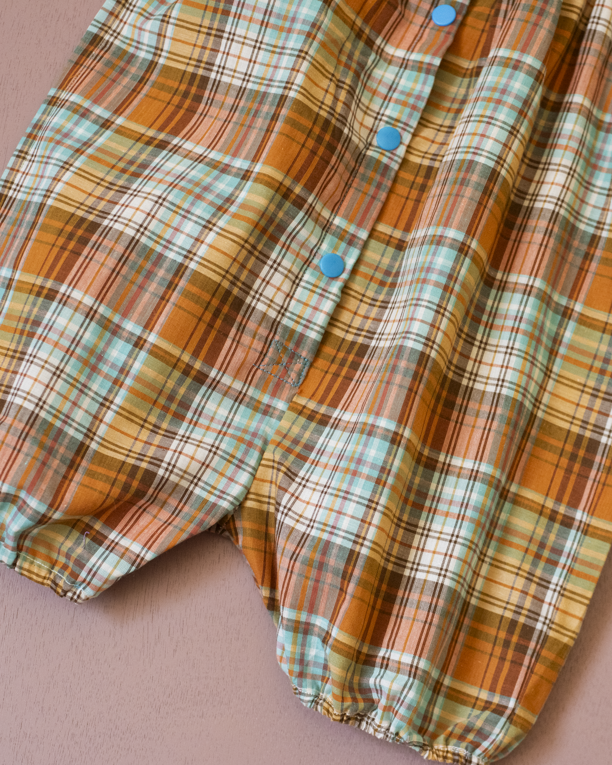 Checked wide overalls | 18-24 months
