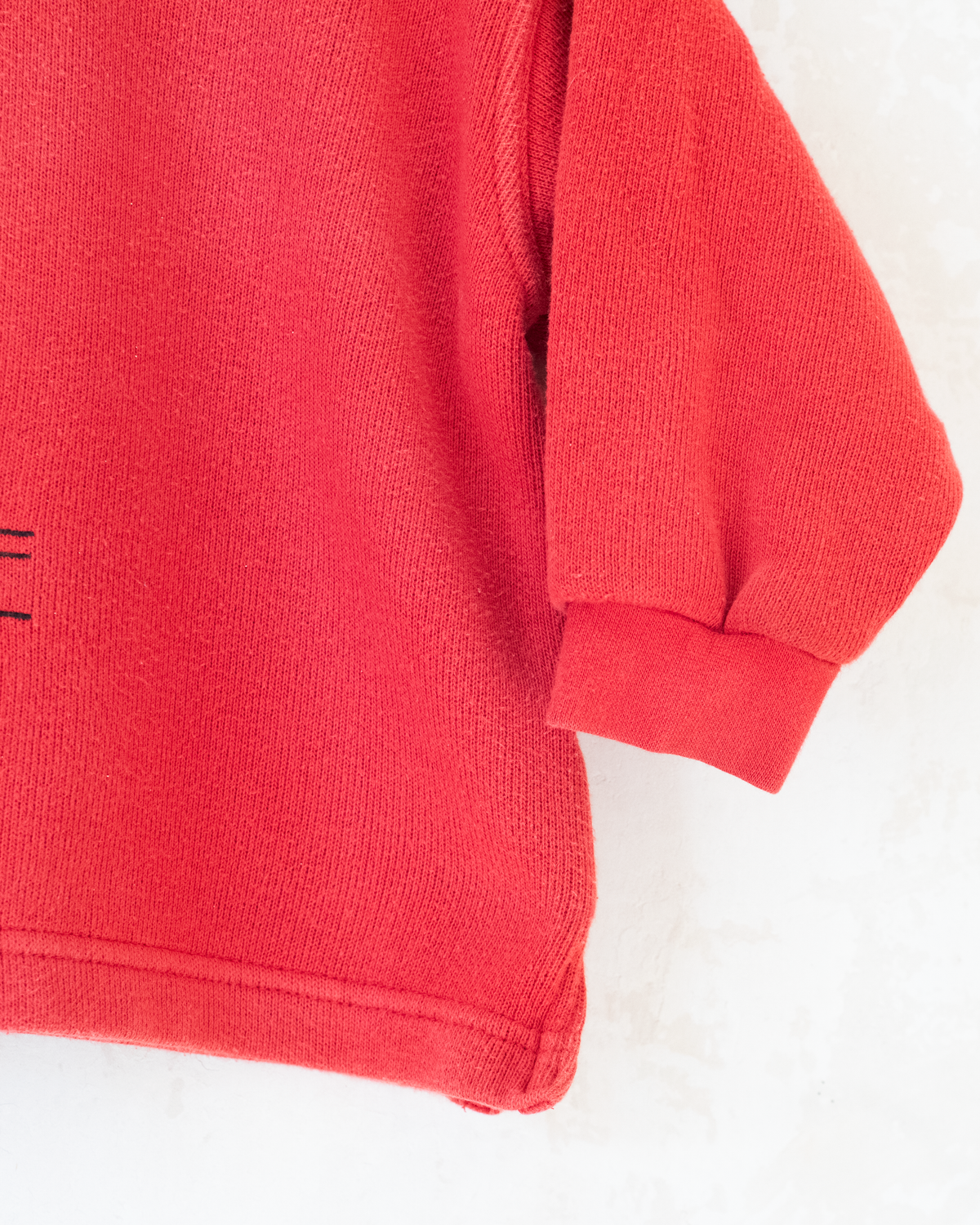 Red sweatshirt with Tintin and Milo | 3-4 years