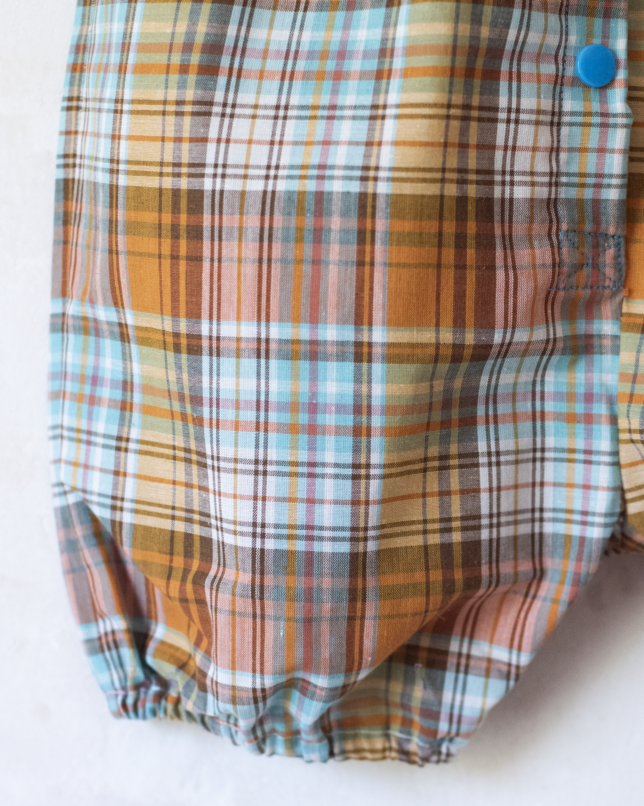 Checked wide overalls | 18-24 months
