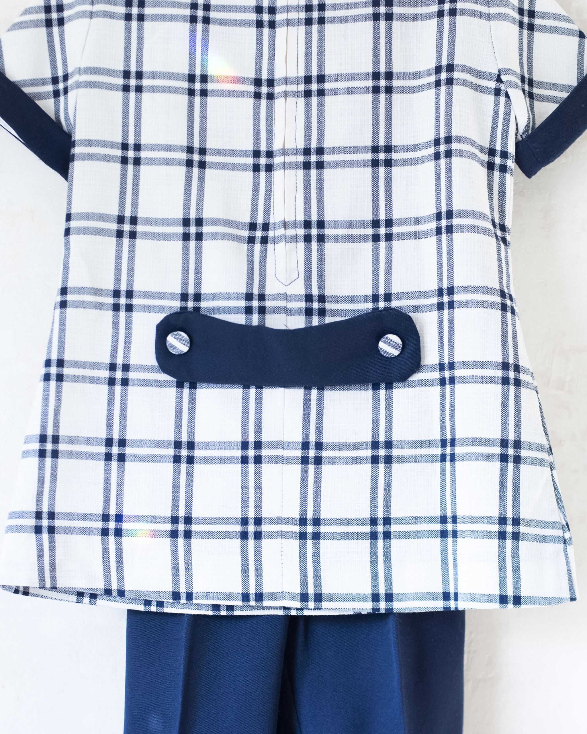 חליפה צרפתית מחויטת מהסבנטיז | 5-6 שנים