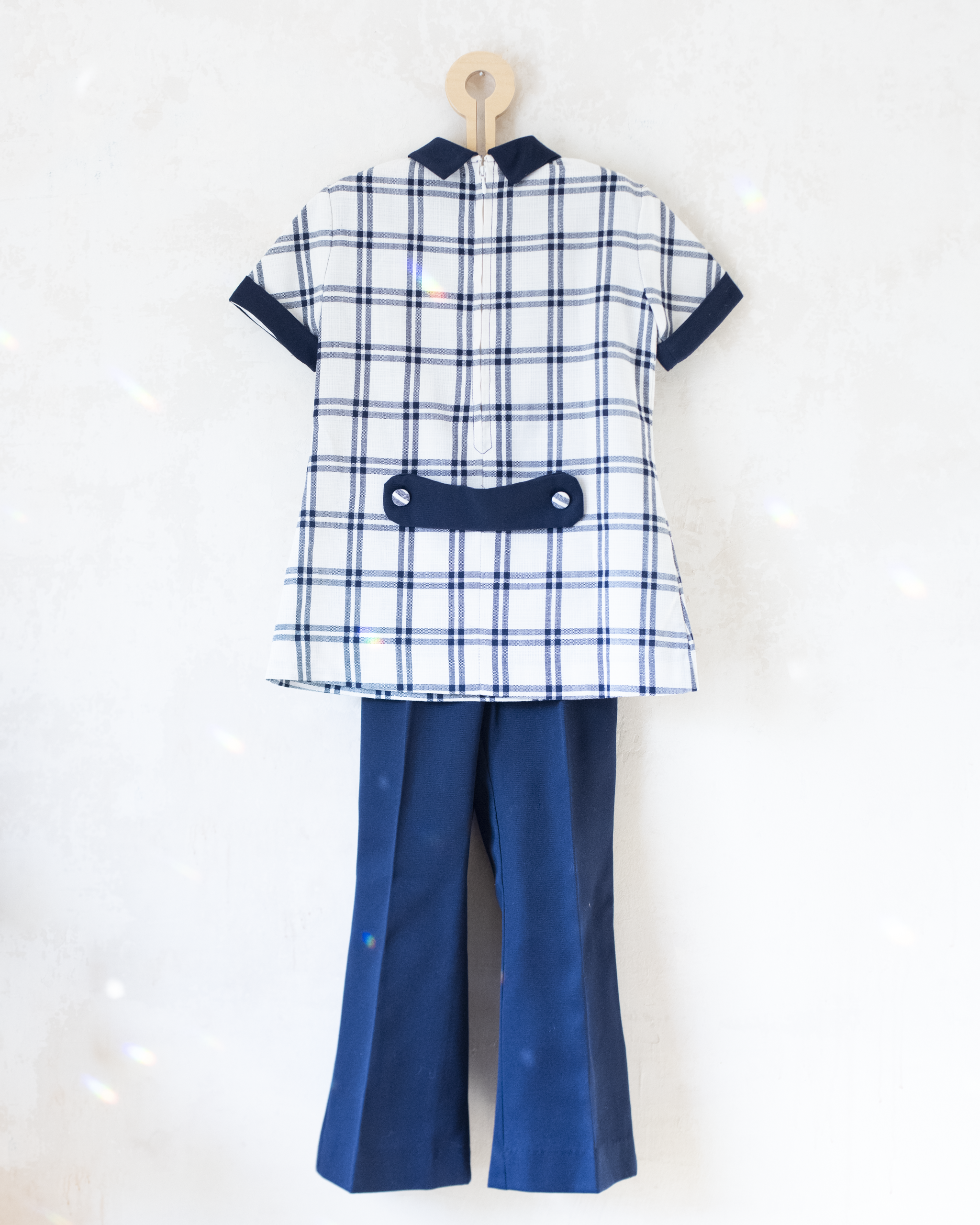 חליפה צרפתית מחויטת מהסבנטיז | 5-6 שנים