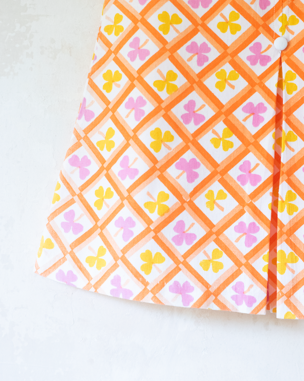Colorful clover dress from the Sixties | 12-18 months