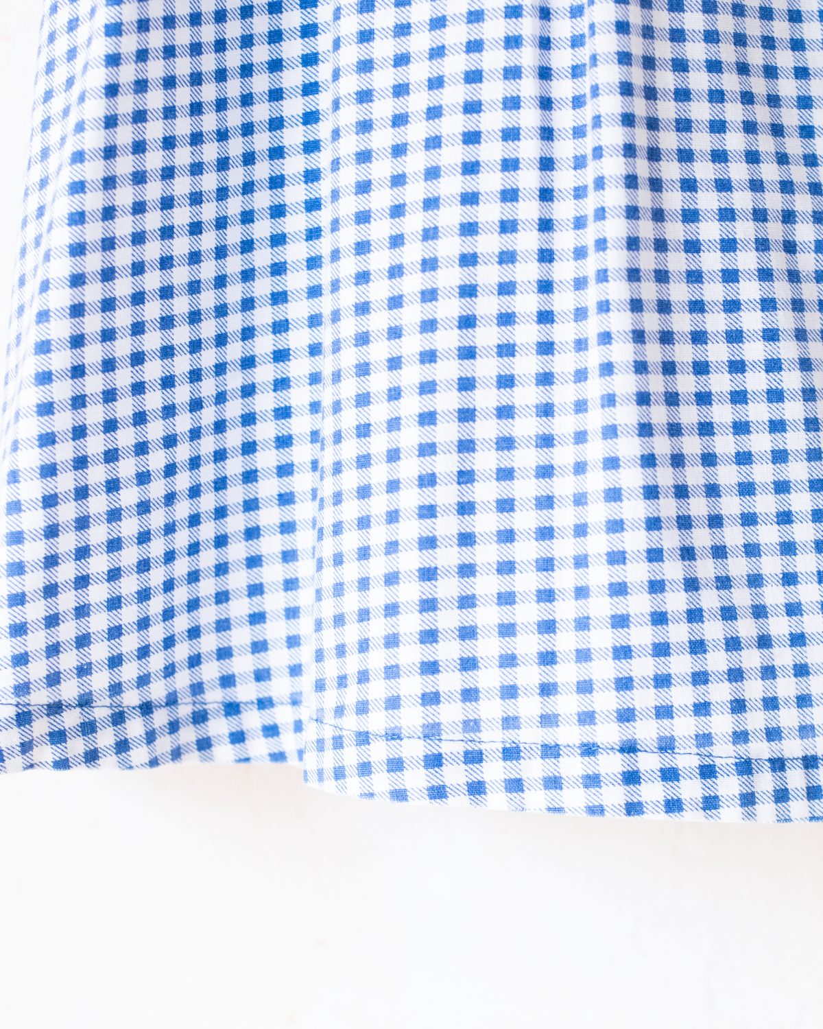 Blue and white plaid dress with pockets | 3-4 years
