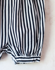 Striped and bear print romper | 3-6 months