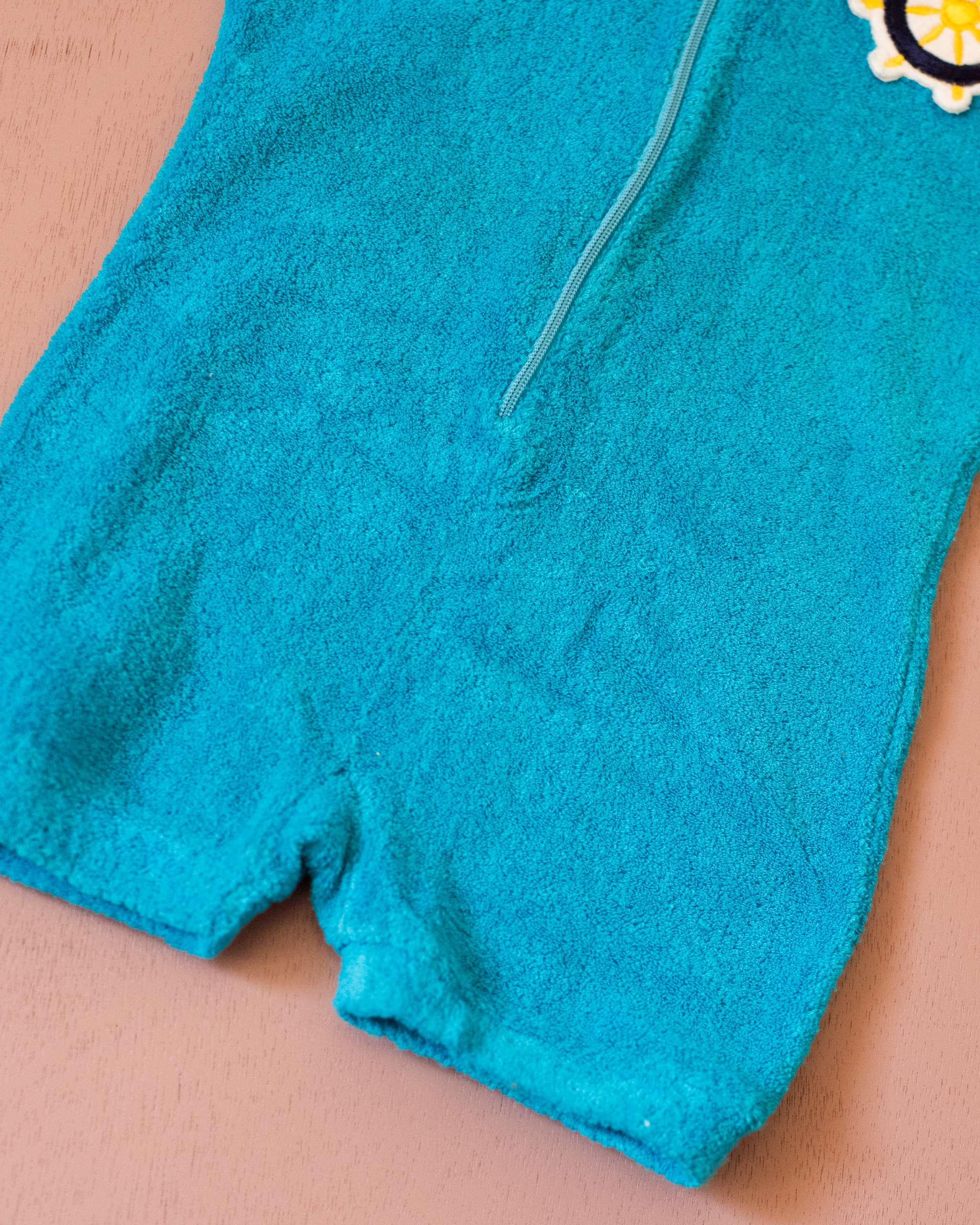 Terry Cloth Overalls with Ship Wheel | 9-12 Months