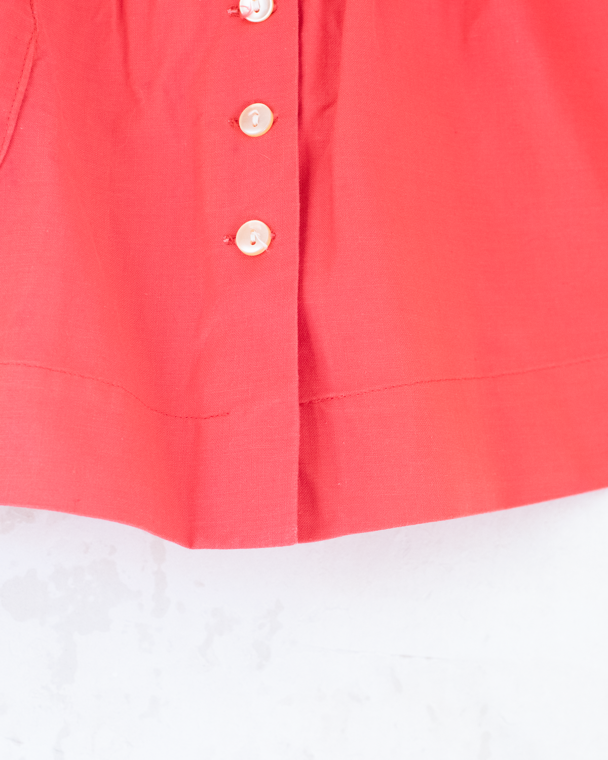 Long 70s pink and yellow shirt | 9-12 months