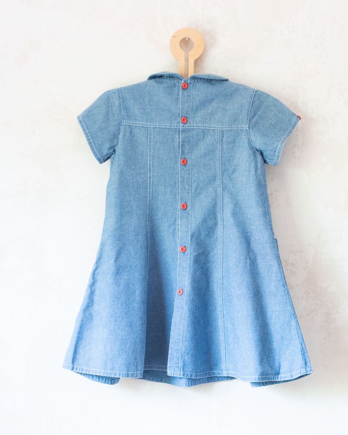 King Bebar Embroidered Denim Dress | 4-5 Years