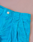 מכנסי קורדרוי בצבע טורקיז | 7-8 שנים