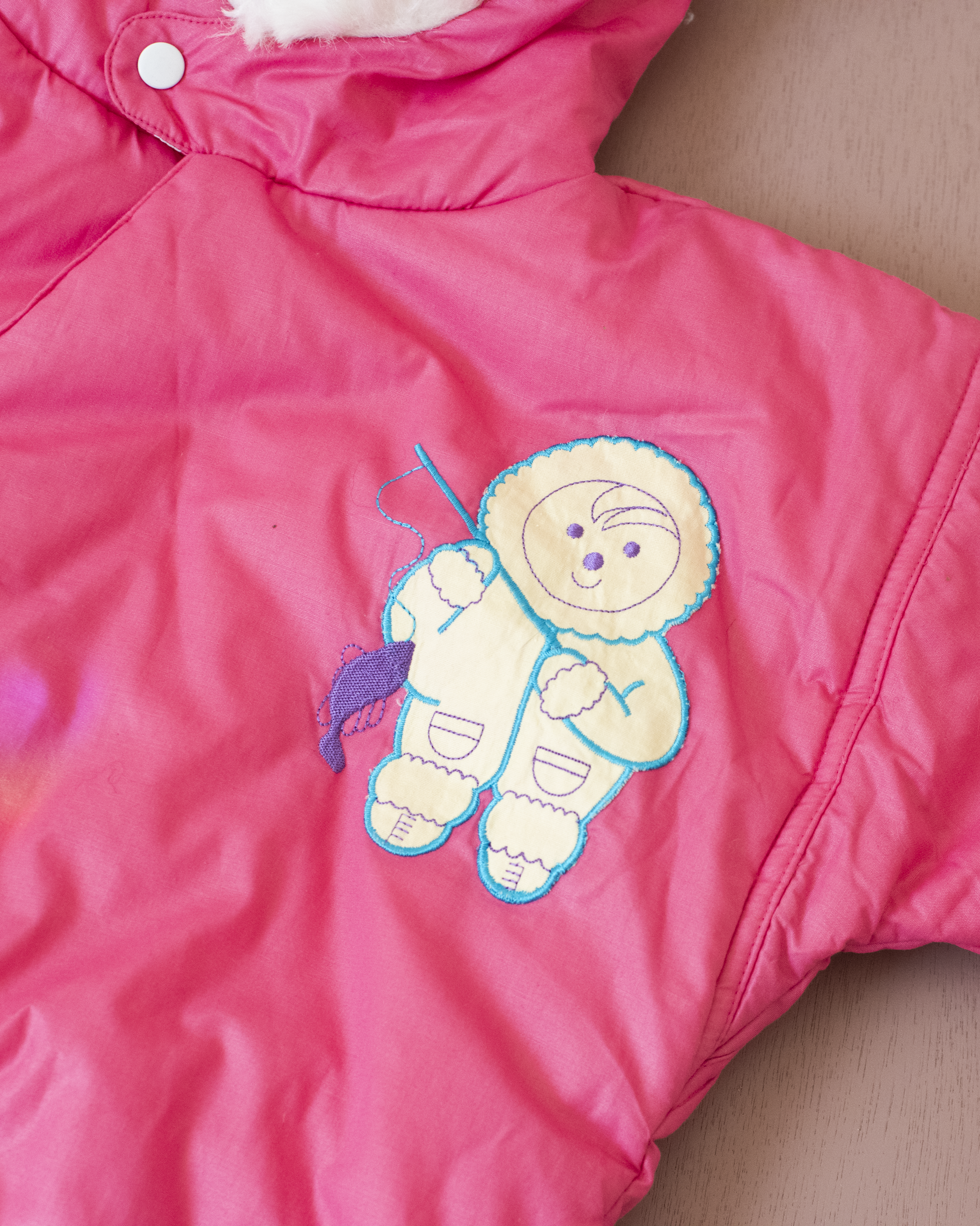 חרמונית ורודה עם אסקימוסי | דד סטוק צרפתי | 12-18 חודשים