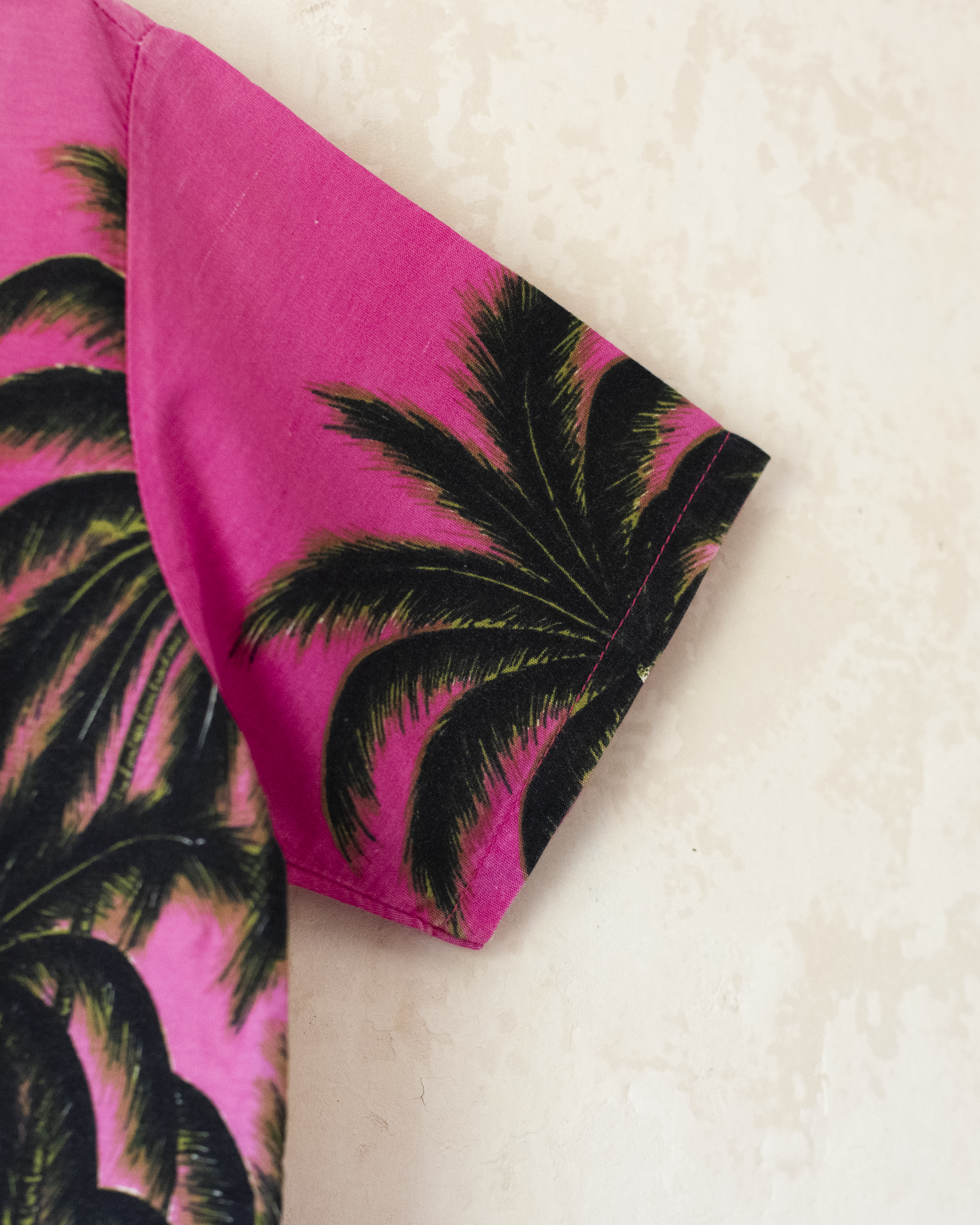 Hawaiian shirt with palm trees and sailboats | Ages 8-10