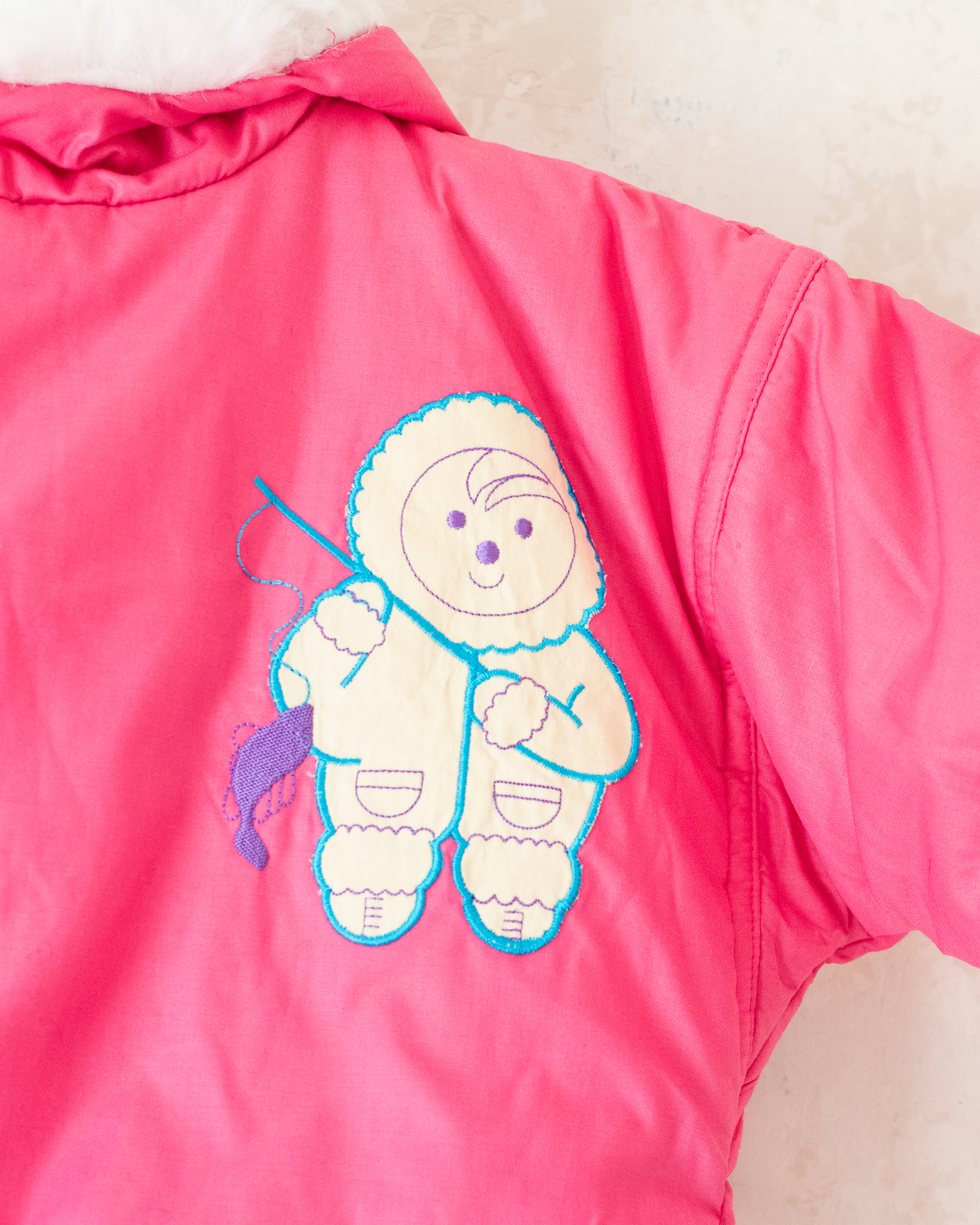 חרמונית ורודה עם אסקימוסי | דד סטוק צרפתי | 12-18 חודשים