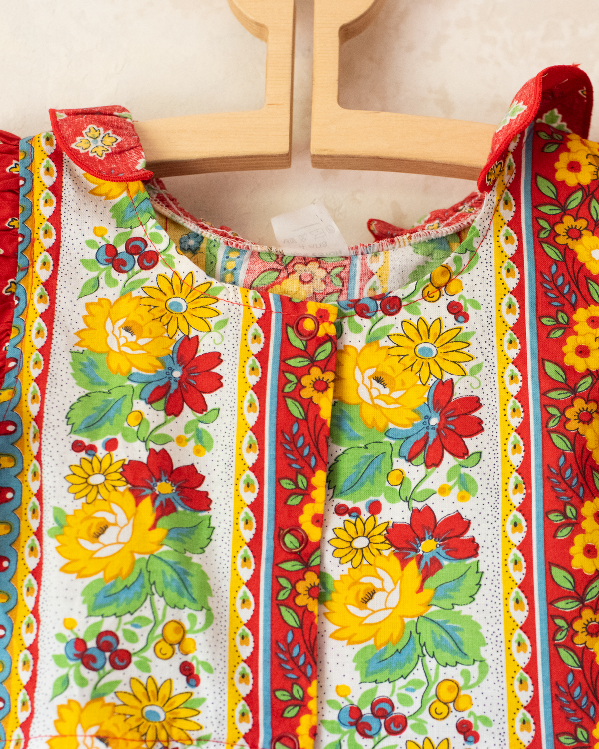 Provencal Floral Shirt | French Deadstock | 3-4 Years