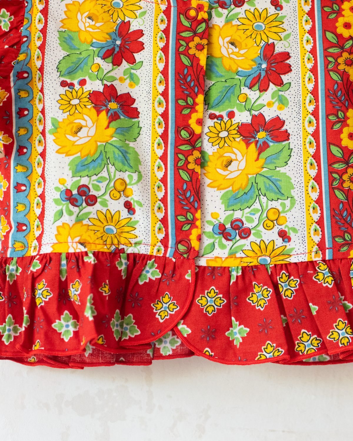 Provencal Floral Shirt | French Deadstock | 3-4 Years