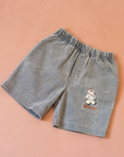 Shorts with King Babar embroidery | 2-3 years