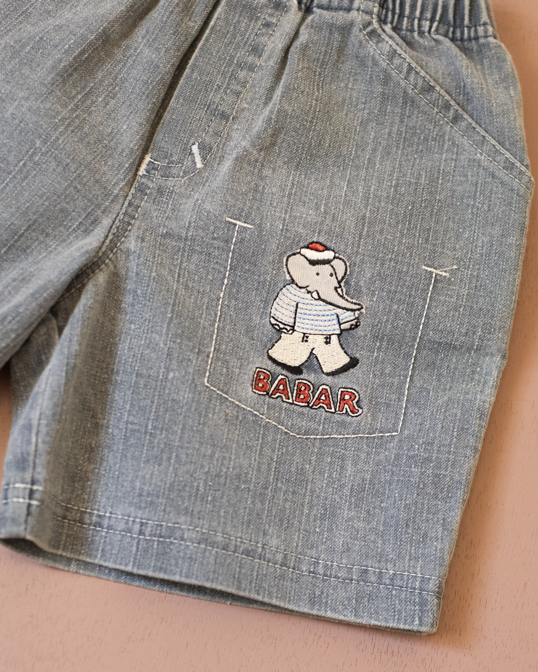 Shorts with King Babar embroidery | 2-3 years