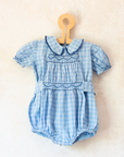 French Plaid Romper | 12-18 Months
