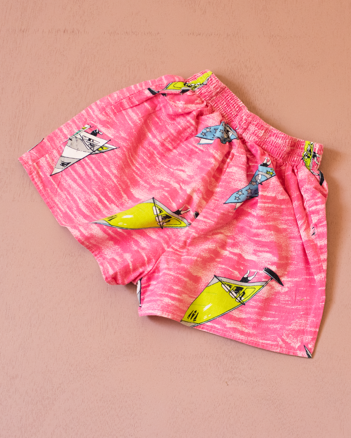 Pink shorts with sailboats | 3-4 years