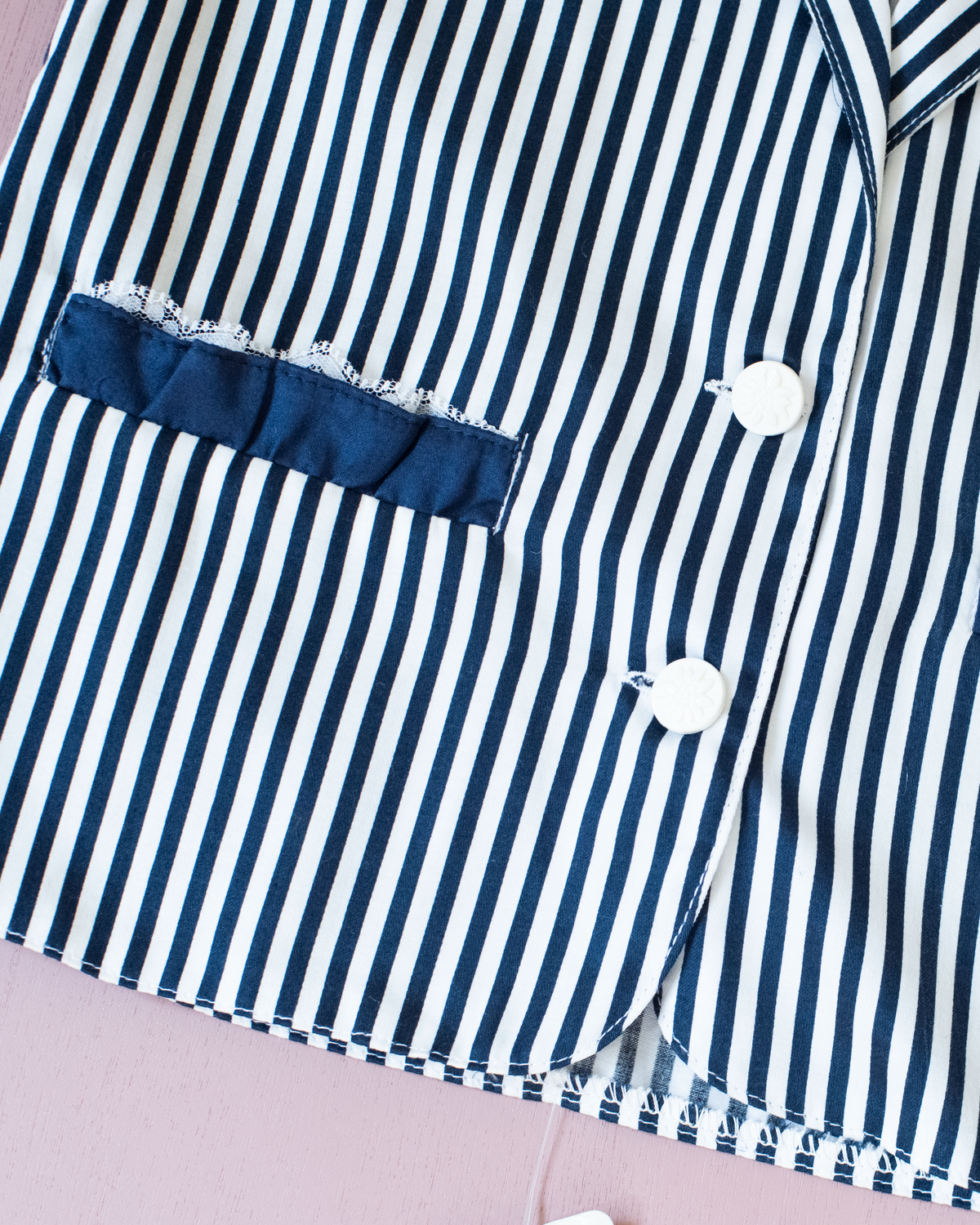 Custom-made striped jacket | Dead stock from Italy | 6-7 years