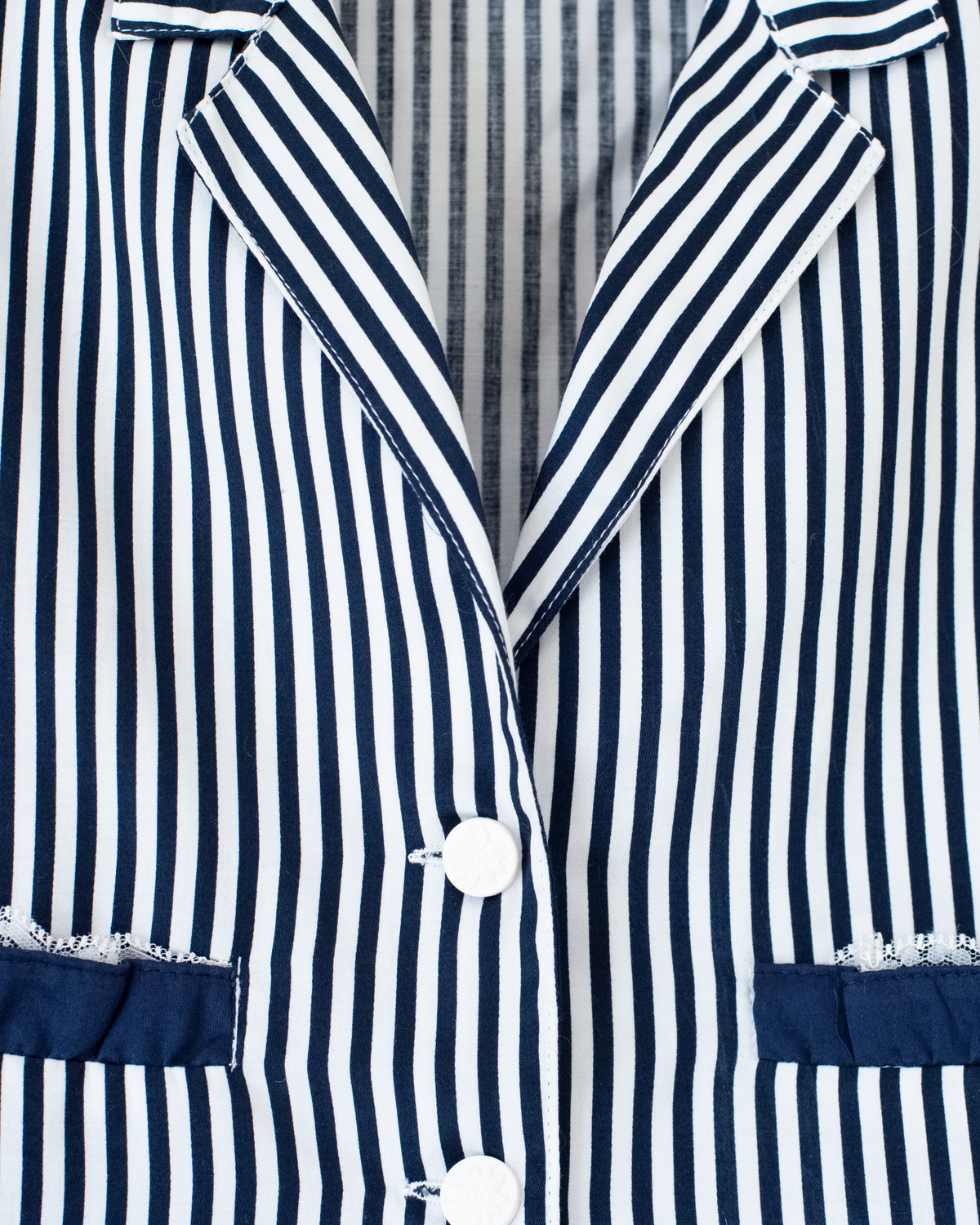Custom-made striped jacket | Dead stock from Italy | 6-7 years