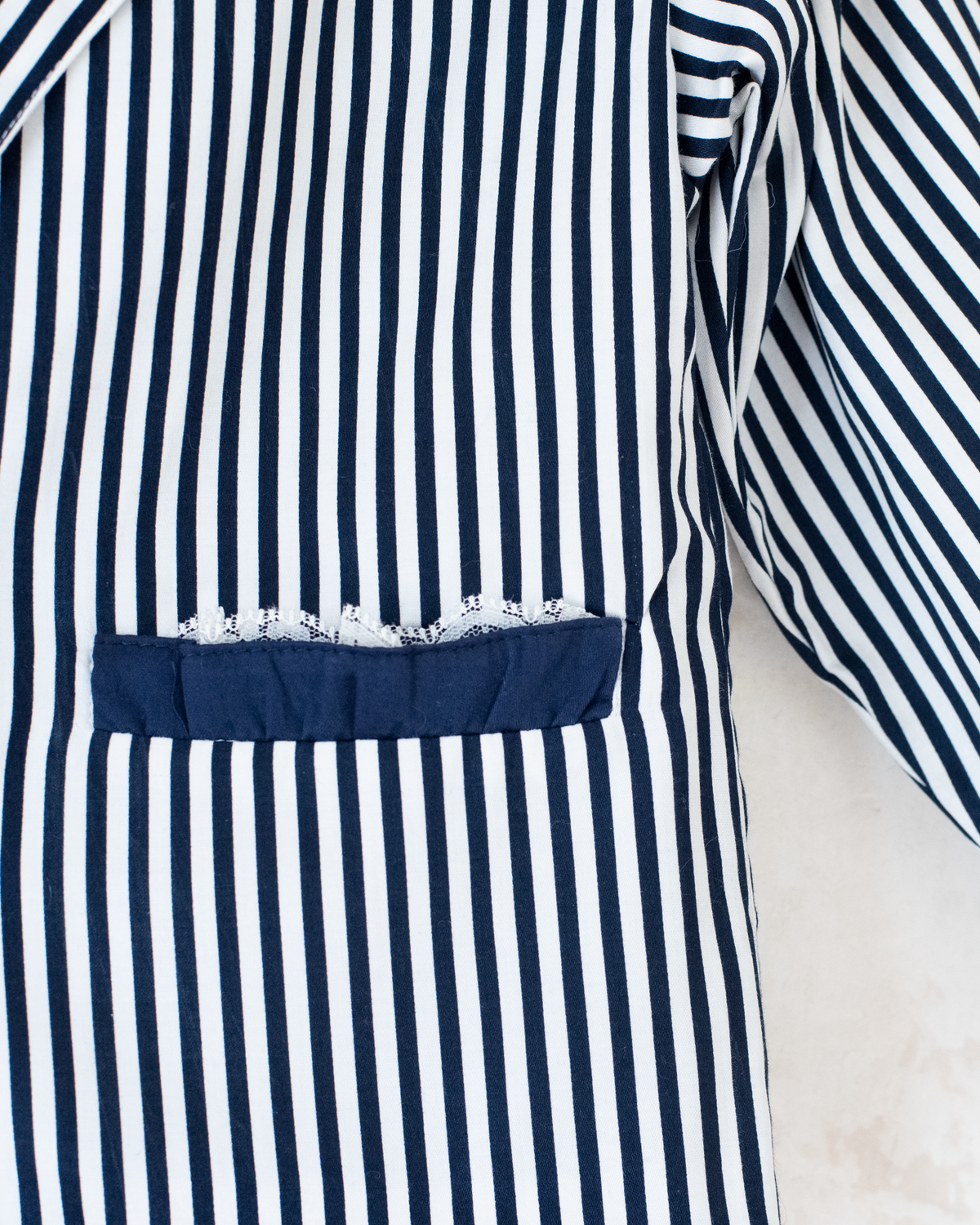 Custom-made striped jacket | Dead stock from Italy | 6-7 years
