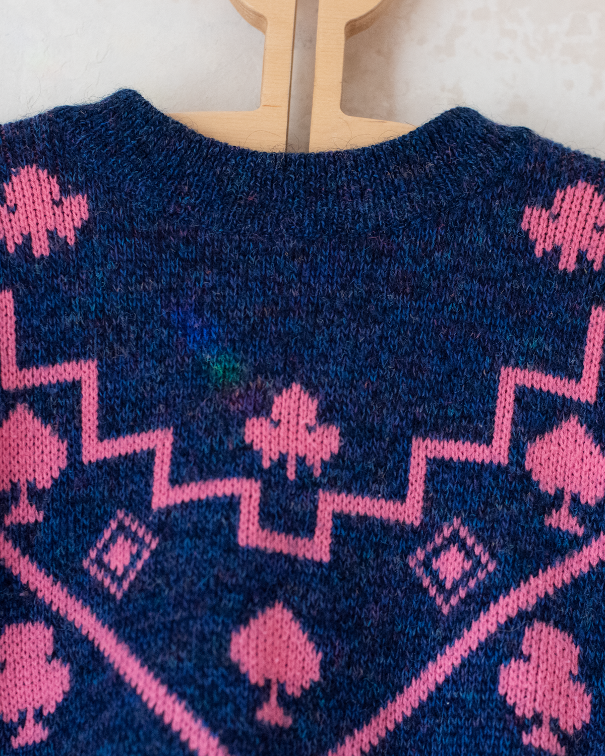 Blue sweater with clovers | 5-6 years