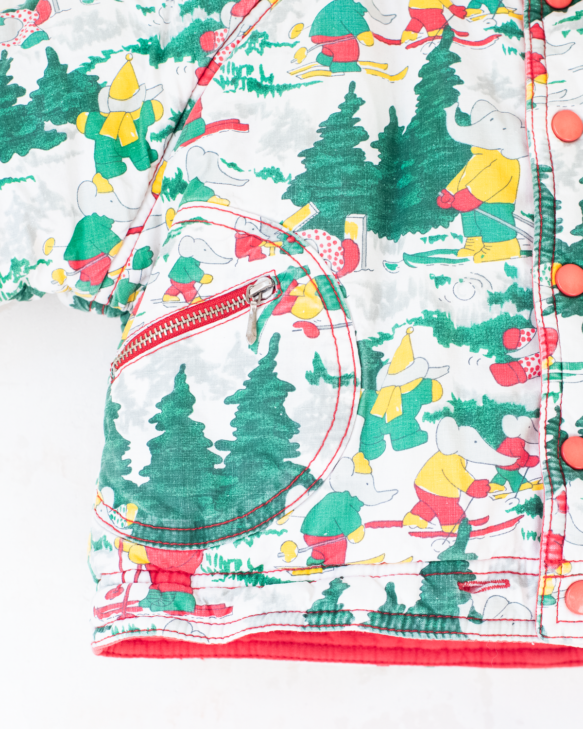 King's Bar in the Snow Print Down Jacket | 12-18 Months