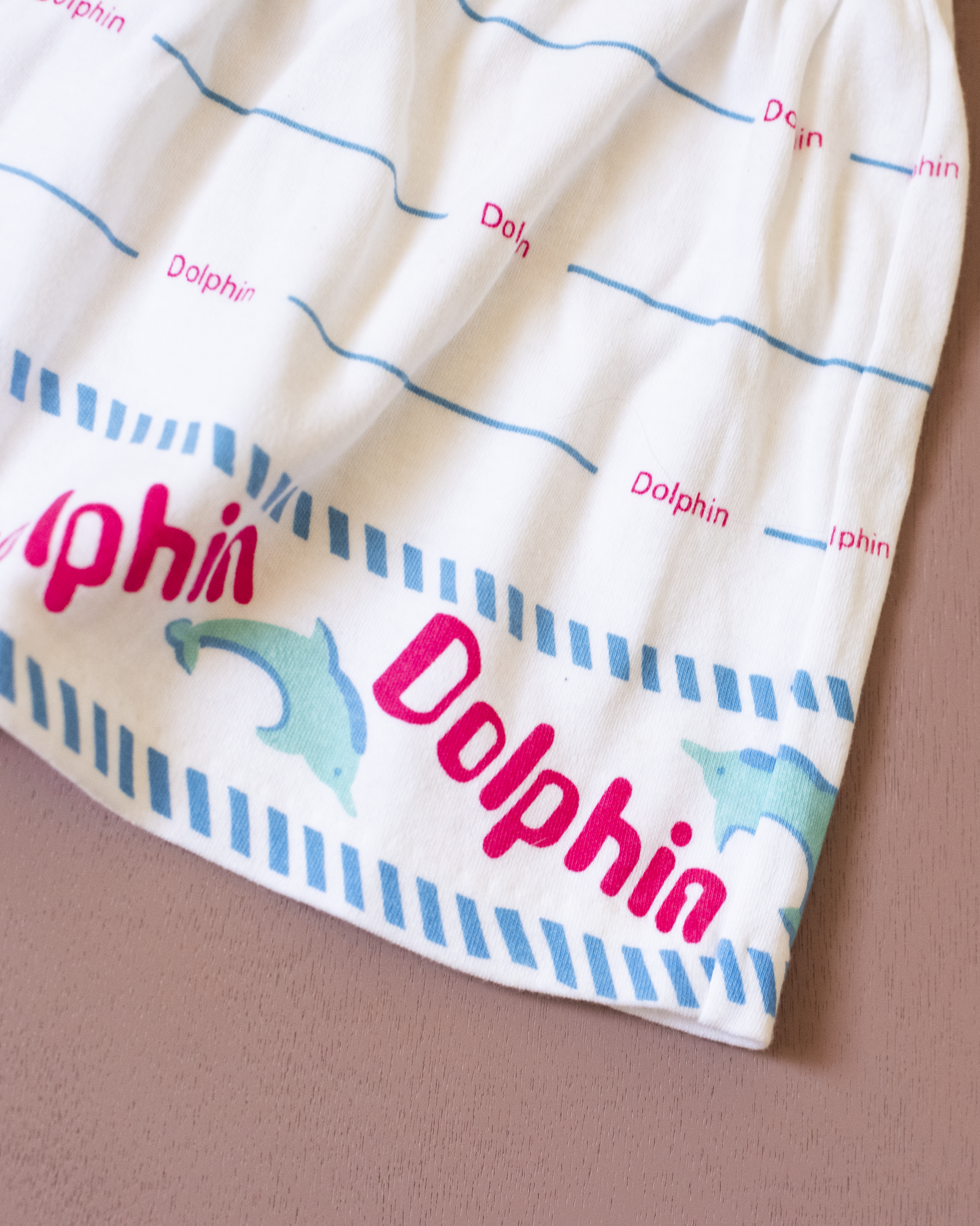 Skirt with a view and trees | French deadstock | 3-4 years